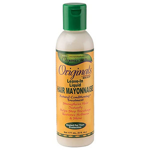Originals by Africa's Best Leave In Liquid Hair Mayonnaise, Leave-In Conditioner, Repairs, Rebuilds, and Revitalizes Hair, Excellent For All Hair Typ