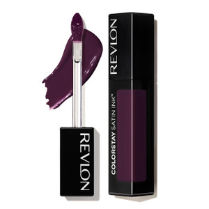 REVLON ColorStay Satin Ink Crown Jewels Liquid Lipstick, Longlasting & Waterproof Lipcolor, Moisturizing Creamy Formula Infused with Black Currant Se