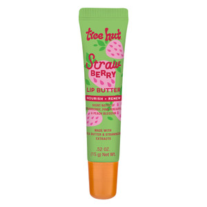 Tree Hut Strawberry Sugarlips Lip Butter, Hydrating Lip Care for Soft, Smooth & Nourished Lips, 0.52 fl oz
