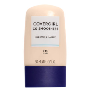 COVERGIRL Smoothers Hydrating Makeup Foundation, Natural Ivory, 1 Fl Oz, 1 Pack, Hydrating
