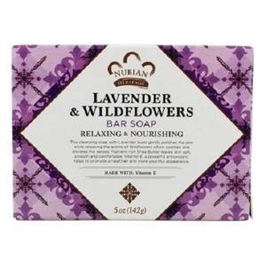 Nubian Heritage Soap Bar, Lavender and Wildflower, 5 Ounce