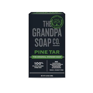 Grandpa's Brands Pine Tar Soap, 4.25 Ounce