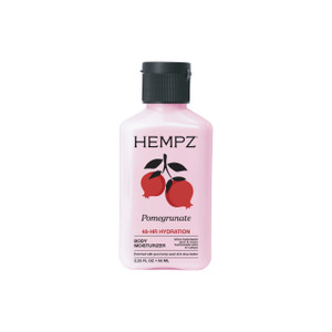Hempz Pomegranate Herbal Body Moisturizer 2.25 oz - Paraben-Free, Anti-Aging, Hydrating Cream for All Skin Types