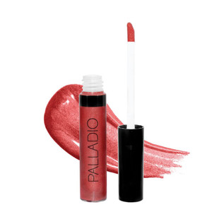 Palladio Lip Gloss, Non-Sticky Lip Gloss, Contains Vitamin E and Aloe, Offers Intense Color and Moisturization, Minimizes Lip Wrinkles, Softens Lips