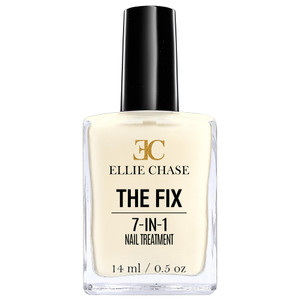 Ellie Chase 7 in 1 Nail Strengthener, Growth, Hardener, Repair Treatment Polish 0.5 OZ/Peptides/Vitamin E/Violet Extract/Oils/Amino Acid/Extra Hydrat