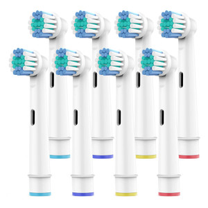SetSail Toothbrush Heads for Oral B, 8 Pack Professional Electric Toothbrush Replacement Heads Medium Soft Dupont Bristles Replacement Toothbrush Hea
