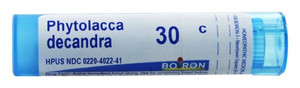 Boiron Phytolacca Decandra 30c, Blue, 80 Count
