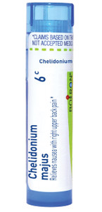 Boiron Chelidonium Majus 6C Homeopathic Medicine for Indigestion & Nausea - 80 Pellets