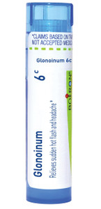 Boiron Glonoinum 6C Homeopathic Medicine for Hot Flash, Sunstroke & Headaches - 80 Pellets