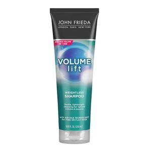 John Frieda Volume Lift Weightless Shampoo, Lightweight Volumizing Shampoo with Air-Silk Technology for Fine or Flat Hair, Adds Natural Fullness, Saf
