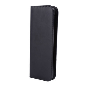 ANGGREK PU Leather Zipper Scissors Bag Pouch Box Hairdressing Scissors Tool Bag Hair Shear Scissors Bag Barber Pouch Cases Holster for Hairdressers