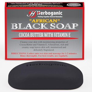 HERBOGANIC Neem and Black Seed Oil Herbal Soap | Natural Bar Soap for Face and Body | Purifying and Nourishing | Suitable for Men and Women| 5 Oz (Pa