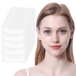 Face Lifting Tapes, 40pcs Face Lift Stickers Ultra-thin Invisible Face Tapes for Instant Face Lifting, Hiding Facial Neck Wrinkles V-face Tightening