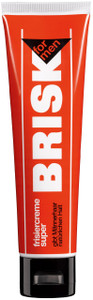 BRISK Hairdressing Cream Super - Hair Styling Cream with Male and Herbem Scent for Nourished Hair - Keeps Hair Easily in Shape without Gluing - 100ml