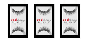 Red Cherry Eyelashes #213 (3 Pair Packs)