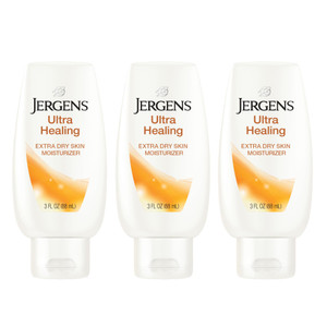 Jergens Ultra Healing Dry Skin Lotion, Hand and Body Moisturizer for Quick Absorption into Extra Dry Skin with Hydralucence Blend, Vitamins C, E and