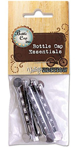 Bottle Cap Vintage Collection Bobby Pins-Chrome - Pack of 10