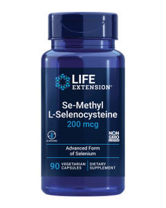 Life Extension Se-Methyl L-Selenocysteine, Advanced Form of Selenium, antioxidant Defense, Cellular Health, Healthy Aging, Vegetarian, Gluten-Free, N