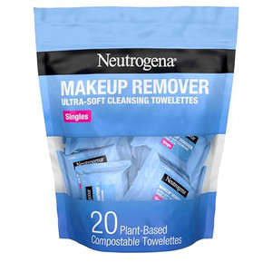 Neutrogena Makeup Remover Wipes, Daily Single Face Cleansing Towelettes, Makeup Removing Cleansing Wipes Removes Dirt & Oil, Alcohol-Free Face Towele