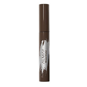 Almay Eyebrow Gel with Marula Oil, Flake-Free & Lightweight Brows, Hypoallergenic, Medium Brown, 1 Count