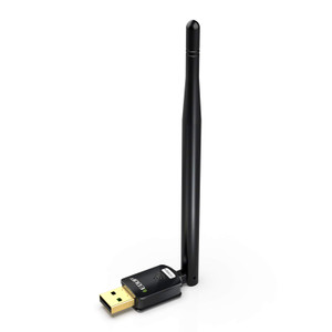 EDUP USB WiFi Adapter for PC, Wireless Network Adapter 150Mbps, High Gain 6dBi Antenna Support Desktop Laptop Compatible with Windows 11/10/ 8.1/7/ X