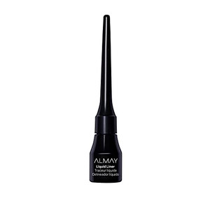 Almay Liquid Eyeliner, Waterproof, Fade-Proof Eye Makeup, Easy-to-Apply Liner Brush (Packaging May Vary), 221 Black