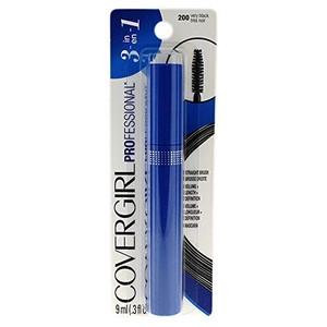 COVERGIRL Professional Mascara Regular Brush Very Black 200, (Packaging may vary) 0.3 Fl Oz