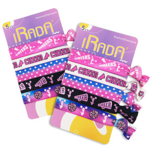 10pcs Elastic Hair Ties for Girls Women Cute Ribbon Ponytail Holders No Damage Knotted Hair Bands-Gymnastic Hair Tie