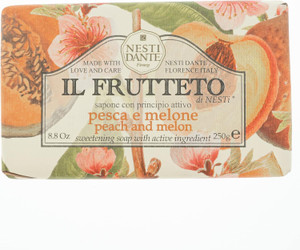 Nesti Dante Nesti dante il frutteto sweetening soap - peach and melon, 8.8oz, 8.8 Ounce