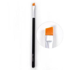 Palladio Angle Liner Brush, Tapered Makeup Brush, Precise Definition, Short, Stiff Brush, Perfect Detail, Flawless Straight Lines, Smooth Finish, Syn