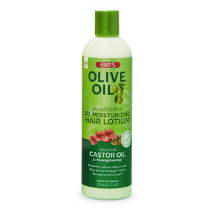 ORS Olive Oil Incredibly Rich Oil Moisturizing Hair Lotion Infused with Castor Oil for Strengthening 8.5 Ounce