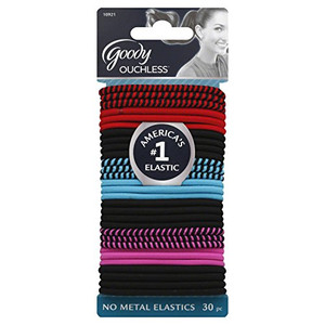 Goody WoMens Ouchless Braided Elastics, Rockstar, 30 Count