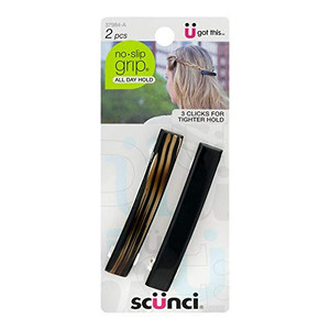 Scunci No Slip Grip Clips, 2 Ct