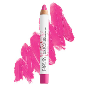 Physicians Formula Rosé Kiss All Day Glossy Lipstick LIp Color Makeup, Red, She's a Wild Rose | Dermatologist Tested, Clinicially Tested