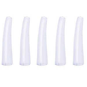 40 Pcs Clear Tweezer Point Protectors Cap Tip Stopper Covers Makeup Beauty Supplies, General Size