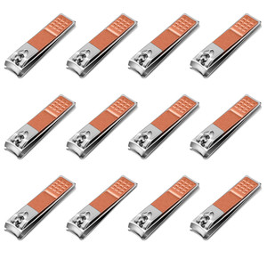 Yaomiao 12 Pieces Nail Clipper Set Stainless Steel Nail Cutter Fingernails and Toenail Clipper Cutter for Women Men (Rose Gold)
