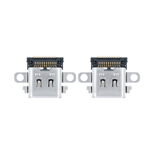 Wigearss (2 Packs) Replacement USB C Type-C SYNC Charging Port Switch Charger Connector Power Charger Socket Connector for N Switch Console ?NOT Swit