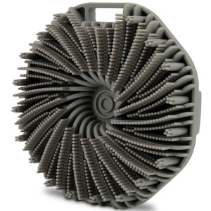 HAYSNA Silicone Body Scrubber, Men Body Scrubber, Gentle Exfoliating, Suitable for All Skin Types, Handheld Shower Brush, Rich Lathering, Easy to Cle