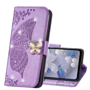 LEMAXELERS Compatible with iPhone 16 Pro Max Wallet Case, Women Butterfly Embossed PU Leather Flip Folio Credit Card Holder Slots Stand Case for iPho