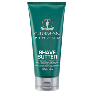 Clubman Pinaud Shave Butter  Enriched with Shea & Cocoa Butter for a Smooth Shave, Shaving Cream for Men, 6 oz