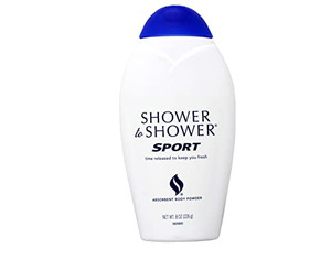 SHOWER TO SHOWER Body Powder Sport 8 oz