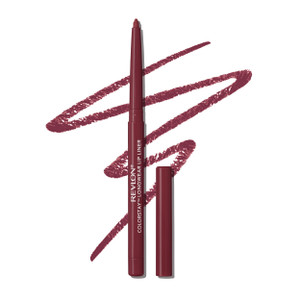 Revlon Colorstay Lip Liner Makeup with Built-in-Sharpener, Longwear Rich Colors, Smooth Application, 665 Plum, 0.01 oz
