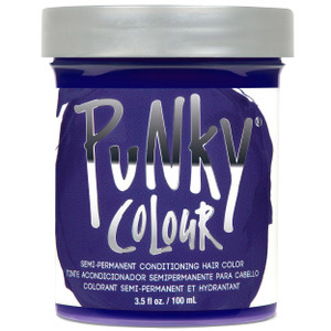 Punky Violet Semi Permanent Hair Color - Vegan, Cruelty-Free Conditioning Hair Dye, Lasts Up to 35 Washes, 3.5 fl oz