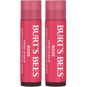Burt's Bees Lip Tint Balm with Long Lasting 2 in 1 Duo Tinted Balm Formula, Color Infused with Deeply Hydrating Shea Butter for a Natural Looking Bui