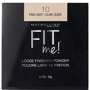 Maybelline Fit Me Loose Setting Powder, Face Powder and Finishing Makeup, Fair Light, 1 Count