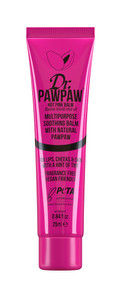 Dr.PAWPAW Hot Pink, Multi-Purpose Natural No Fragrance Balm for Hydrating Lips, Skin, Hair, Cuticles, Nails & Beauty Finishing (25 ml)