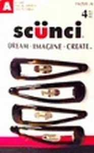 Scunci No Slip Epoxy Clippies Tor, 0.8 Ounce