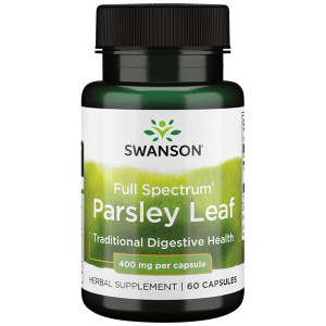 Swanson Full-Spectrum Parsley Leaf Extract - Herbal Supplement Promoting Digestive Health - Natural Formula Supporting GI Tract Health - (60 Capsules