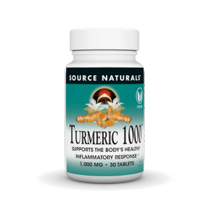 Source Naturals Turmeric 1000, Supports The Bodys Healthy Inflammatory Response*, 1,000mg - 30 Tablets