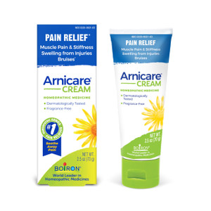 Boiron Arnicare Cream Natural Soothing Relief for Joint Pain, Muscle Pain, Swelling, Soreness, and Stiffness - Fast Absorbing and Fragrance-Free - 2.
